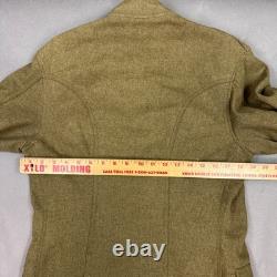 US Army Coat Mens 38 Olive WW I Motor Transport Corps MTC Winged Enlisted Named
