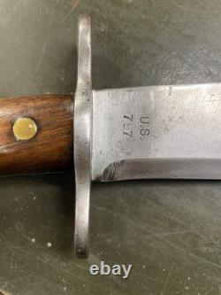 US Army Military Model 1909 Bolo Fighting Knife WW1 Springfield Armory