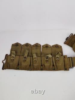 US Army Model 1910 Eagle Snap Cartridge Belt Mills