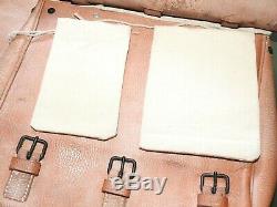 US Army WW1 CAVALRY M-1904 BROWN LEATHER SADDLEBAGS MINT WPG Tack Riding Packs