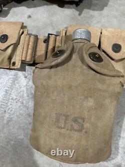 US Army WW1 M1910 Cartridge Belt And Haversack