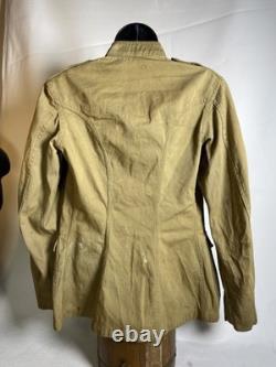 US Army WWI Original Khaki Tunic with Jacket Branch Insignias Doughboy M1912
