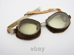 US Aviation WWI GOGGLES Vintage Flying Air Force Bi Plane Ace Aviator Army USAF