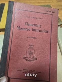 US Cavalry Lot Of 6 Original Books On Horses And Cavalry