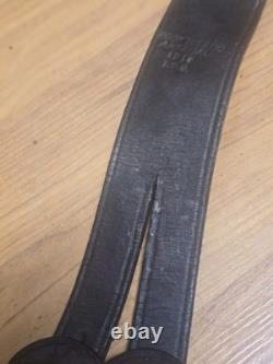 US Cavalryl Leather Back Strap With Crupper Marked RIA 1918 JPR, TOD