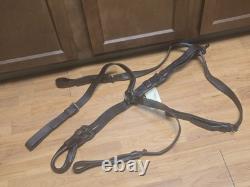 US Cavalryl Leather Back Strap With Crupper Marked RIA 1918 JPR, TOD