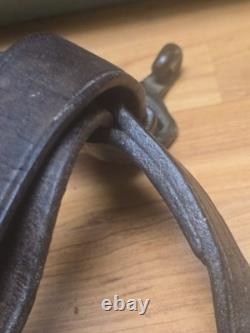 US Cavalryl Leather Back Strap With Crupper Marked RIA 1918 JPR, TOD