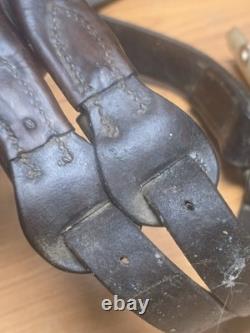 US Cavalryl Leather Back Strap With Crupper Marked RIA 1918 JPR, TOD