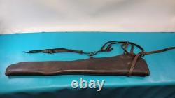 US M1904 Leather Rifle Scabbard Rock Island 1904 3rd Cavalry Marked Springfield