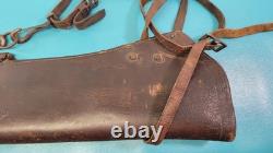 US M1904 Leather Rifle Scabbard Rock Island 1904 3rd Cavalry Marked Springfield