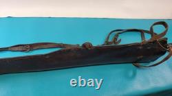 US M1904 Leather Rifle Scabbard Rock Island 1904 3rd Cavalry Marked Springfield