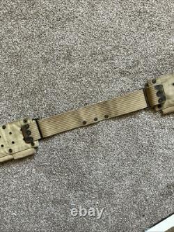 US M1910 Haversack Military Pack WWI Canvas, Khaki, Dated 1918 + Cartridge Belt