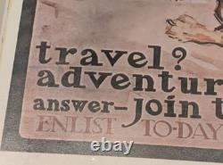 US Marines Recruiting Framed Poster, 23-1/2 x 19-1/2
