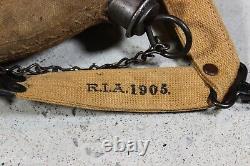 US Pre WW1 M1903 Canteen Unit Marked 1905 RIA Hanger. Complete, Stuck Cork. S592