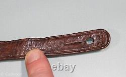 US WW1 M1902 Cavalry Officer's Sword Saber Hanger Leather Unit Marked Insp S703