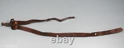 US WW1 M1902 Cavalry Officer's Sword Saber Hanger Leather Unit Marked Insp S703
