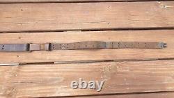 US WW1 M1907 Leather Sling Original 1918 Dated 1903 Springfield, WW2 M1 Garand