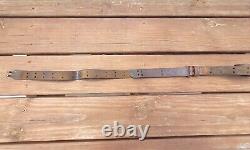 US WW1 M1907 Leather Sling Original 1918 Dated 1903 Springfield, WW2 M1 Garand