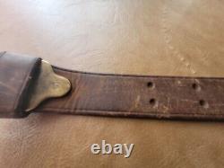 US WW1 M1907 Leather Sling Original 1918 Dated 1903 Springfield, WW2 M1 Garand