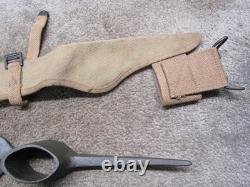 US WW1 Pick Ax Mattock M1910 with Handle & Case 1918 Dated H & P Mfg