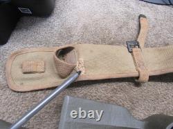 US WW1 Pick Ax Mattock M1910 with Handle & Case 1918 Dated H & P Mfg