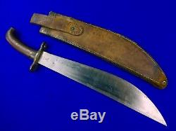 US WW1 SA Model 1909 Bolo Fighting Knife #79 with Scabbard