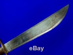 US WW1 SA Model 1909 Bolo Fighting Knife #79 with Scabbard