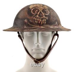 US WW1 Trench Raider Helmet M1917 Doughboy Brodie Helmet