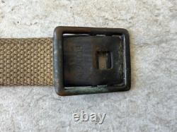 US WWI American Soldier's Hate Belt with 16 Mainly German Uniform Buttons