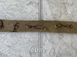 US WWI American Soldier's Hate Belt with 16 Mainly German Uniform Buttons