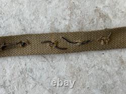 US WWI American Soldier's Hate Belt with 16 Mainly German Uniform Buttons