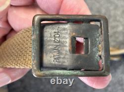 US WWI American Soldier's Hate Belt with 16 Mainly German Uniform Buttons