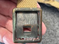 US WWI American Soldier's Hate Belt with 16 Mainly German Uniform Buttons