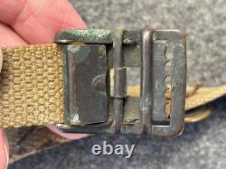 US WWI American Soldier's Hate Belt with 16 Mainly German Uniform Buttons
