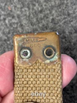 US WWI American Soldier's Hate Belt with 16 Mainly German Uniform Buttons