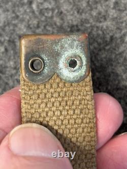 US WWI American Soldier's Hate Belt with 16 Mainly German Uniform Buttons