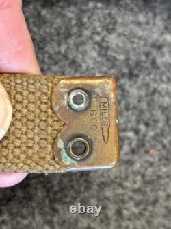 US WWI American Soldier's Hate Belt with 16 Mainly German Uniform Buttons