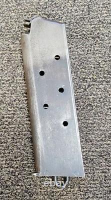 US WWI Colt 1911.45 ACP 7 rd Two Tone Lanyard Loop Pistol Magazine WW1 USGI 45