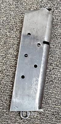 US WWI Colt 1911.45 ACP 7 rd Two Tone Lanyard Loop Pistol Magazine WW1 USGI 45