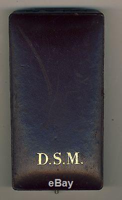 US medal DSM WW1 1st serie numbered 420 with it's case
