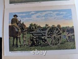 U. S. Army Postcard Folder 22 Complete Cards, Curt Teich & Co Vtg World War 1 Era