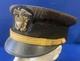 U. S. NAVY M-1902 NAVAL OFFICER'S VISOR CAP WithBULLION CAP BADGE