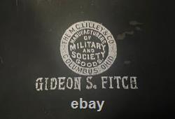 U. S. NAVY M-1902 NAVAL OFFICER'S VISOR CAP WithBULLION CAP BADGE