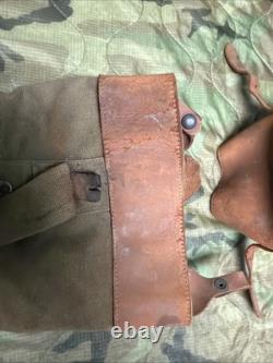 U. S. WW1 WW2 Engineer Artillery Survey Binocular Tripod Canvas Leather Case A-36 U. S. WW1 WW2 Engineer Artillery Survey Binocular Tripod Canvas Leather Case A-36