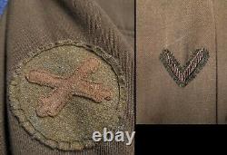 U. S. WWI 87th Division Uniform, tunic, trousers, cap. Named to Soldier