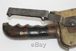 U. S. WWI Military Original Bolo Knife with Scabbard Springfield Armory 1914
