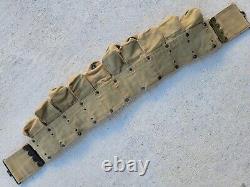 U. S. WWI Ten Pocket Khaki Medical Bandage Belt unmarked