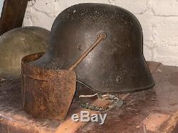 Ultra Rare Ww1 Imperial German Army Face Mask For Helmet. Original Krupp