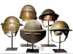 Ultra Rare Ww1 Imperial German Army Face Mask For Helmet. Original Krupp