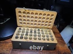 Us Wwi Era Leather Equipment Marking Set, Complete 1917-1919